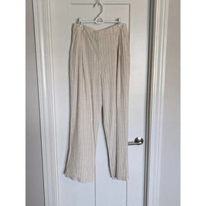 NWT 7 For All Mankind wide leg linen trousers sz 10